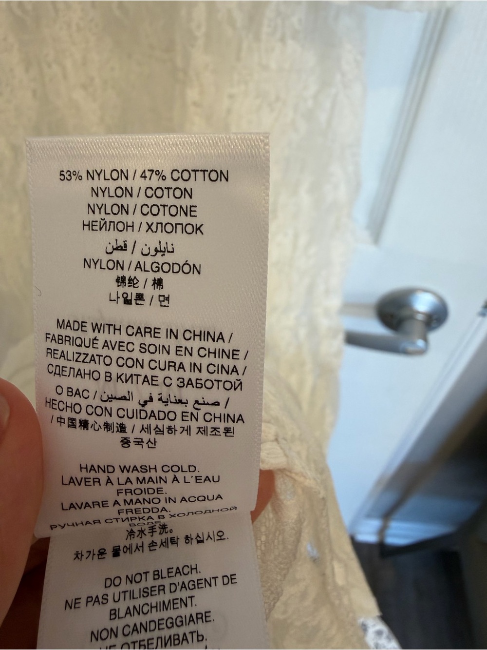 NWT Doen RAQUELLA DRESS -- SALT LACE - Picture 8 of 8
